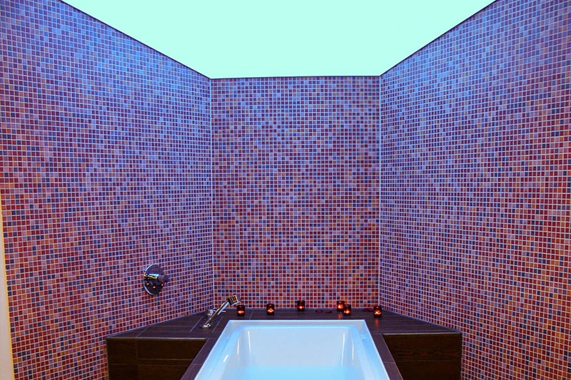 Galerie Spanndecken Beleuchtung Lichtdecke Badezimmer über Badewanne